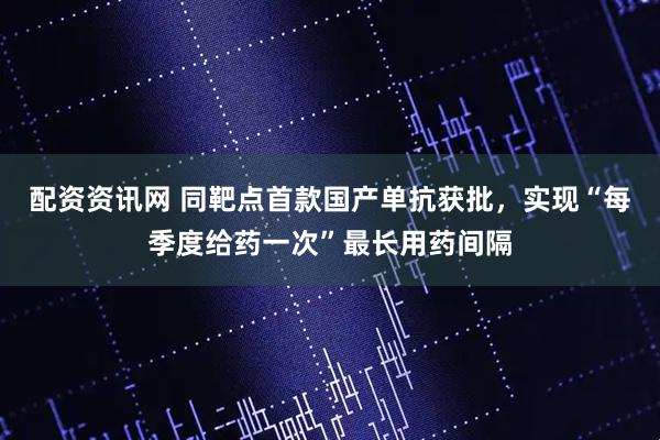 配资资讯网 同靶点首款国产单抗获批,实现“每季度给药一次”最长用药间隔